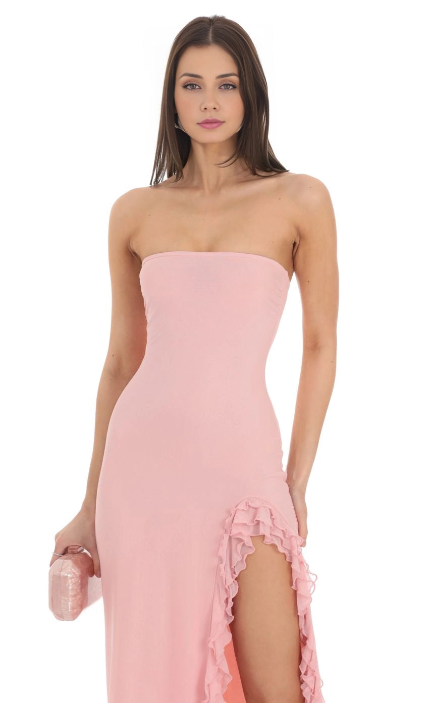 OKBBN's charming off shoulder mesh ruffled Homecoming Dresses
