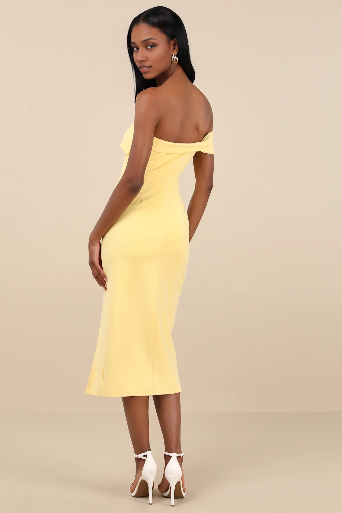 OKBBN's charming one shoulder tight mid length Homecoming Dresses
