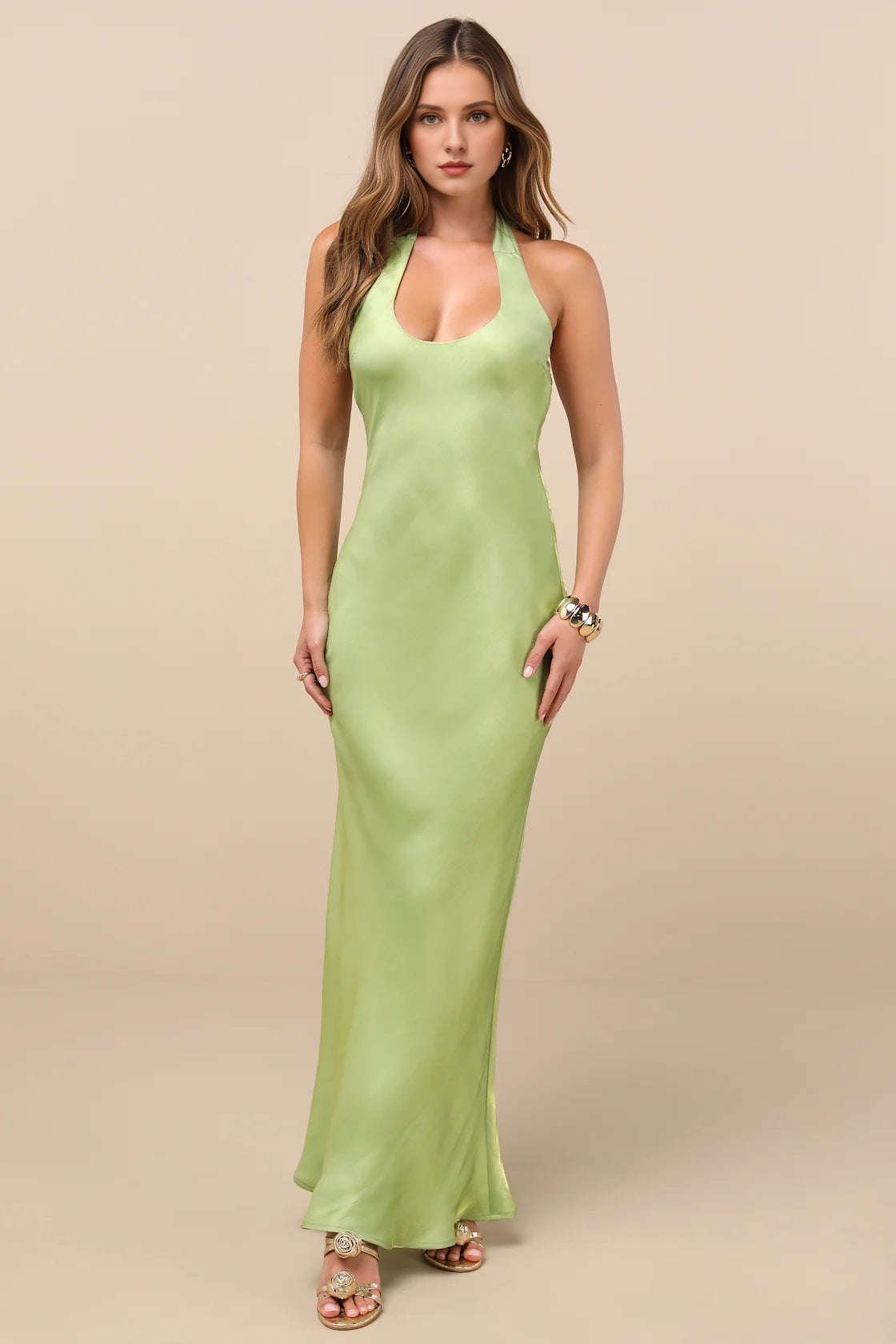 OKBBN's charming satin backless mermaid Homecoming Dresses
