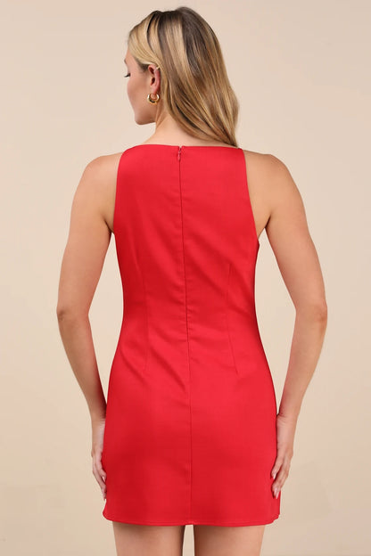 OKBBN's charming short sleeveless mini Homecoming Dresses