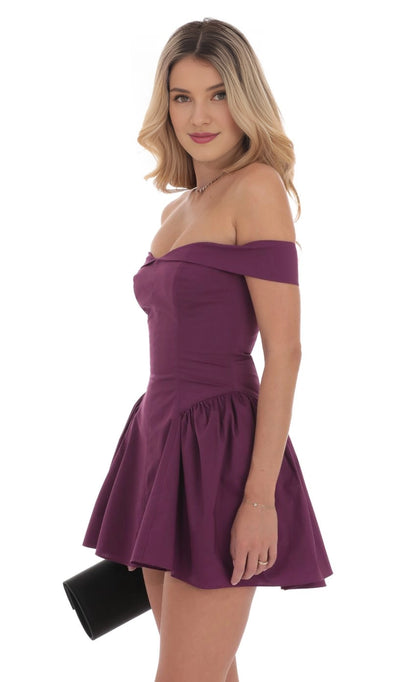 OKBBN's charming short sleeveless off shoulder slimming Homecoming Dresses