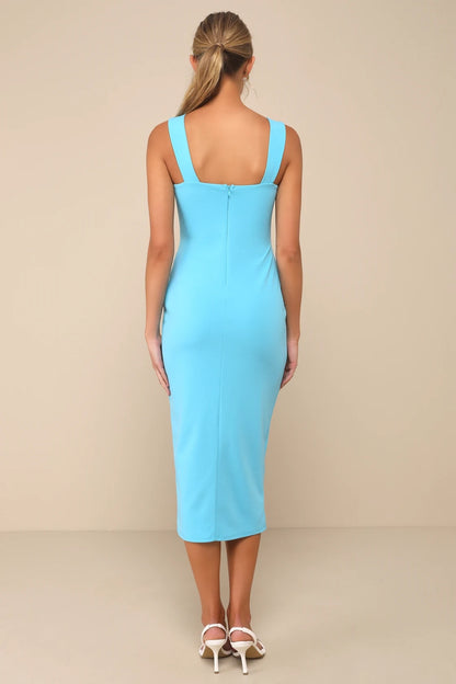 OKBBN's charming sleeveless tulip mid length Homecoming Dresses