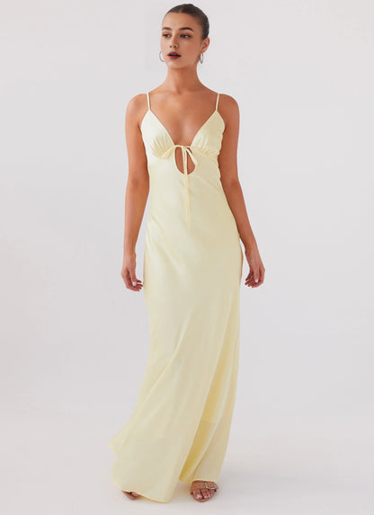OKBBN's charming slim fit cut slim shoulder strap sleeveless Prom Dresses