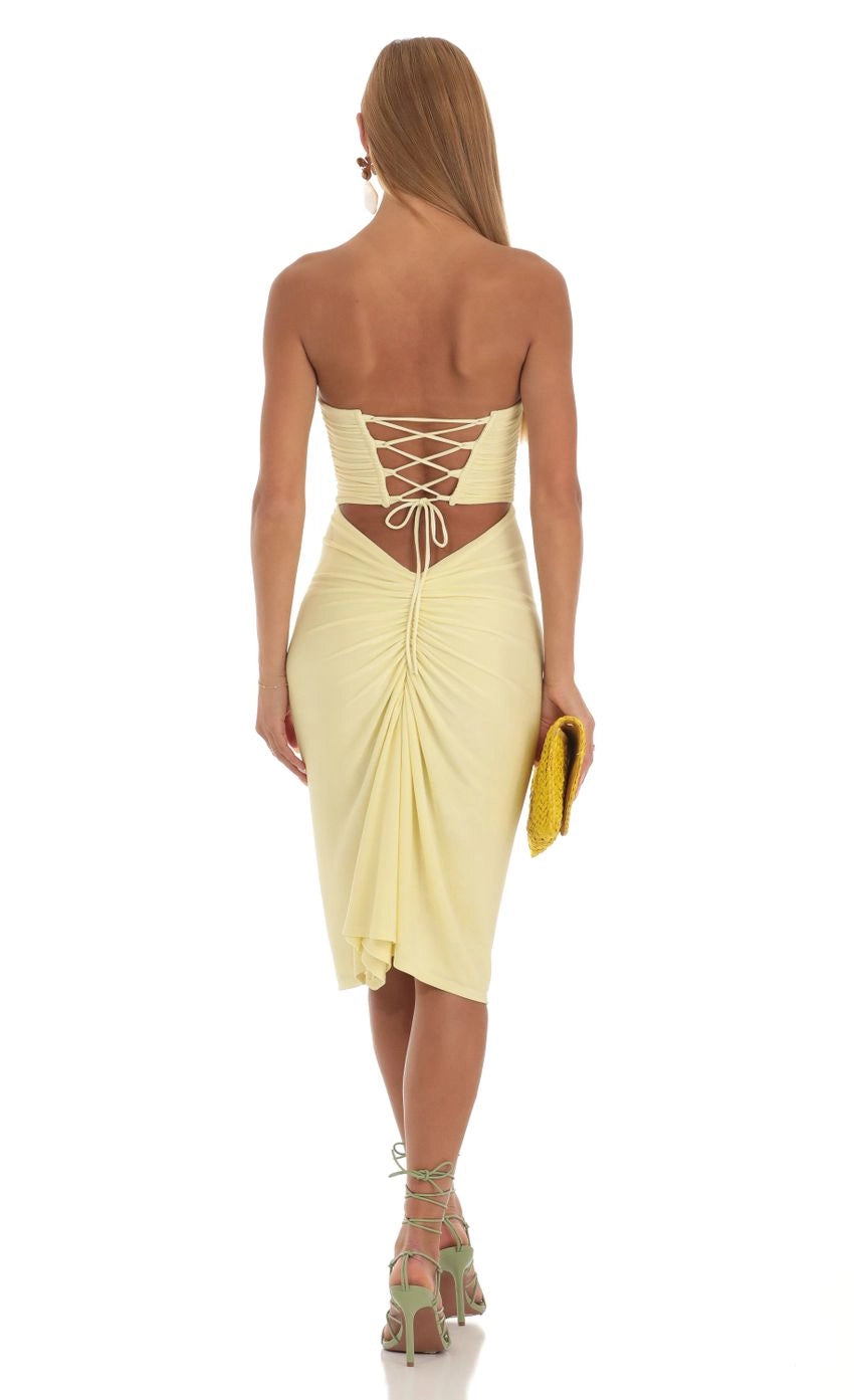 OKBBN's charming slim waistband, off shoulder mid length Homecoming Dresses