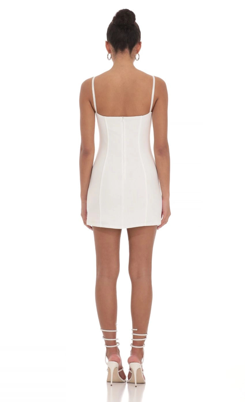 OKBBN's charming thin shoulder strap sleeveless bow tight Homecoming Dresses