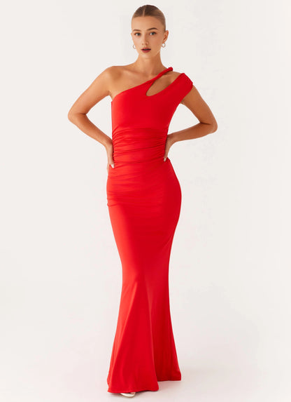 OKBBN's charming twisted shoulder strap pleats Homecoming Dresses