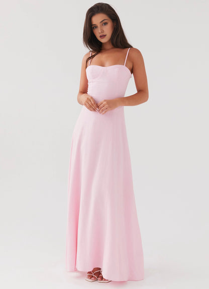 OKBBN's classic heart-shaped collar with an extra long skirt and slim A-line skirt Prom Dresses