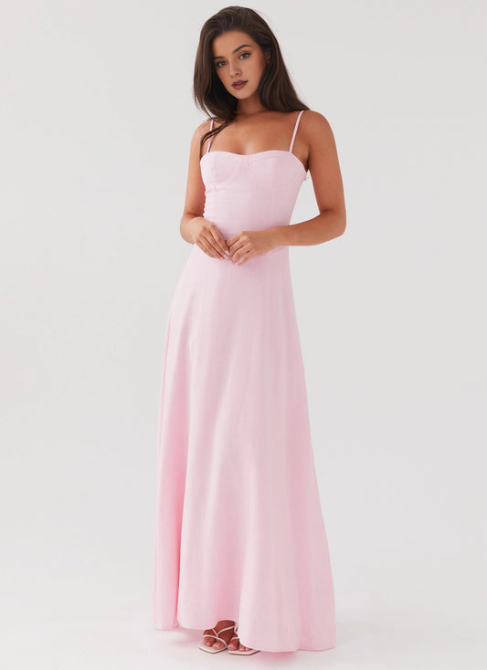 OKBBN's classic heart-shaped collar with an extra long skirt and slim A-line skirt Prom Dresses
