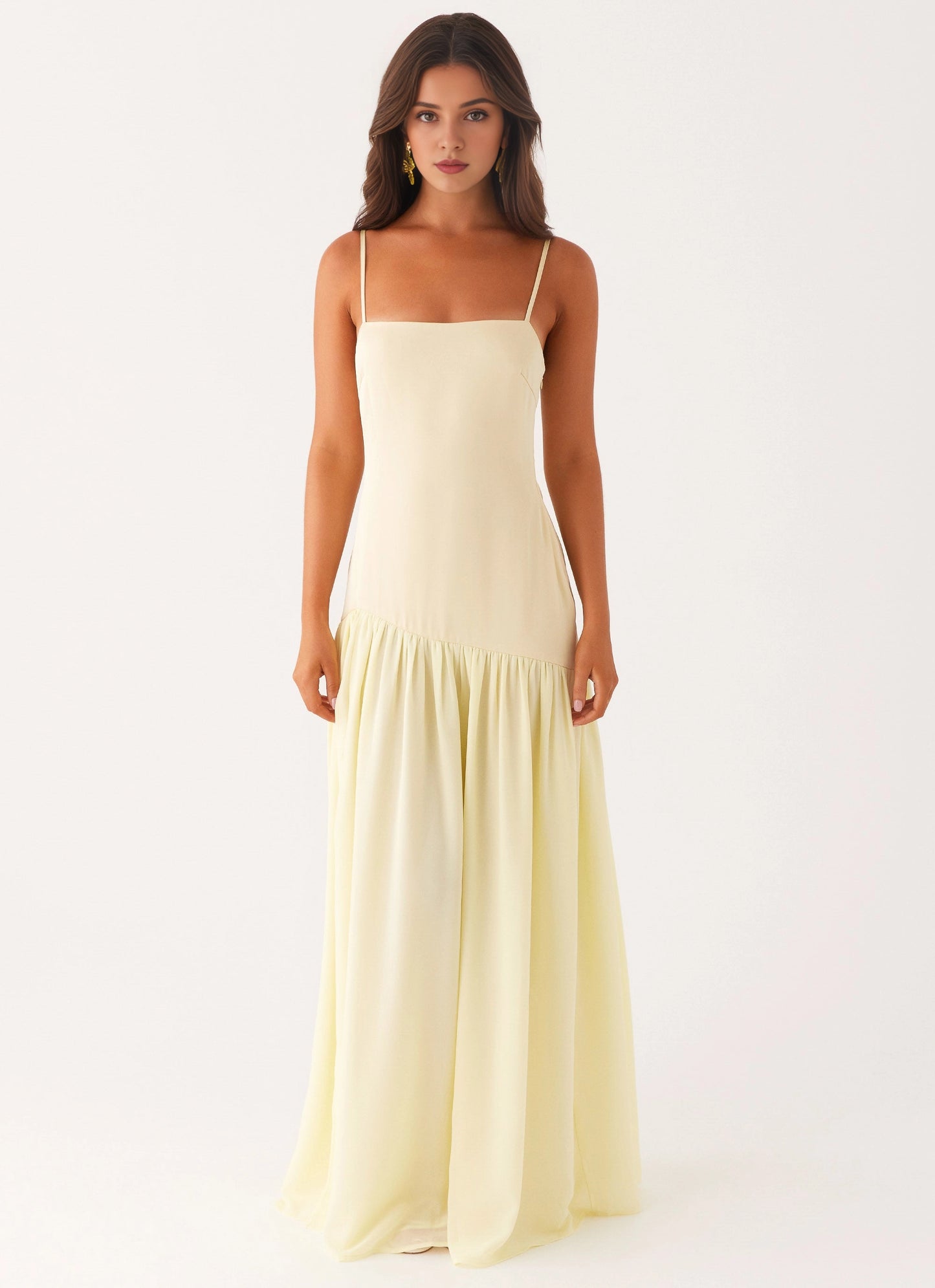 OKBBN's elegant and natural square neckline, fully lined with charm and eternal beauty, Prom Dresses