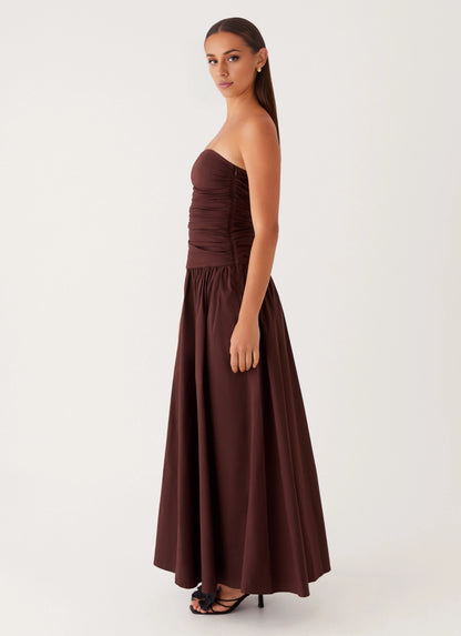 OKBBN's elegant off shoulder pleated details exude delicacy and charm Prom Dresses