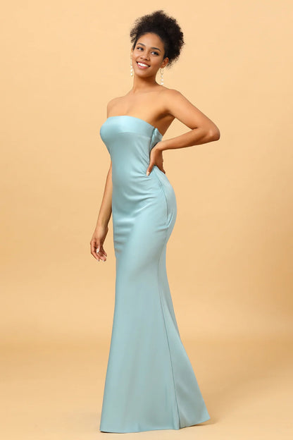 OKBBN's enchanting backless mermaid, shoulder baring, and satin Bridesmaid Dresses
