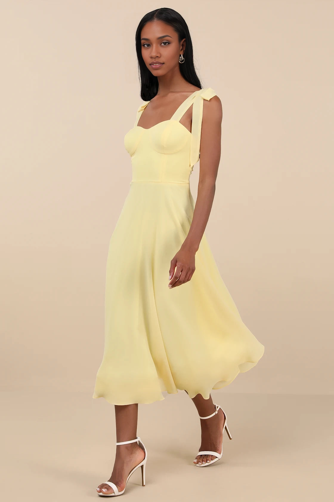 OKBBN's exquisite and charming lace up A-line medium length Homecoming Dresses