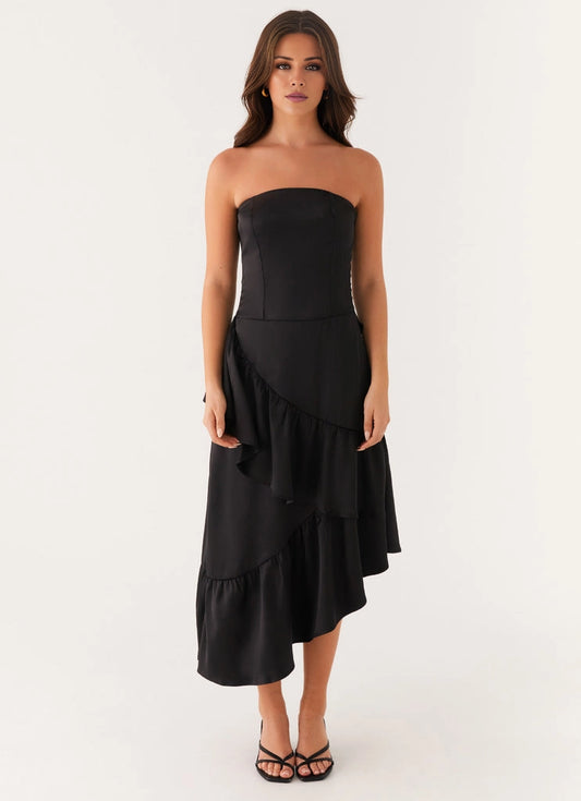 OKBBN's exquisite and elegant luxurious satin fabric has an excellent drape, with off shoulder full lining Prom Dresses