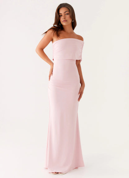 OKBBN's exquisite and fashionable single shoulder strap chest pleated silhouette Prom Dresses