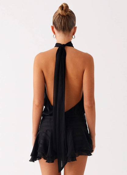 OKBBN's exquisite mini chiffon diagonal cut with flowing Homecoming Dresses