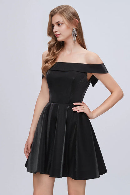 OKBBN's exquisite off shoulder lace slim strap short design is meticulously crafted for Homecoming Dresses
