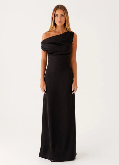 OKBBN's exquisite satin off shoulder fully lined silhouette with excellent drape, Homecoming Dresses
