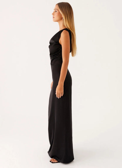 OKBBN's exquisite satin off shoulder fully lined silhouette with excellent drape, Homecoming Dresses