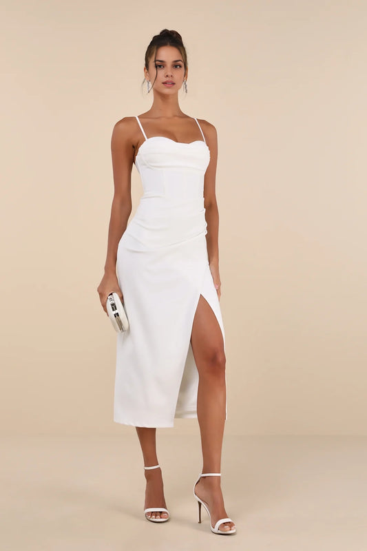 OKBBN's eye-catching slim fitting tulip mid length Homecoming Dresses