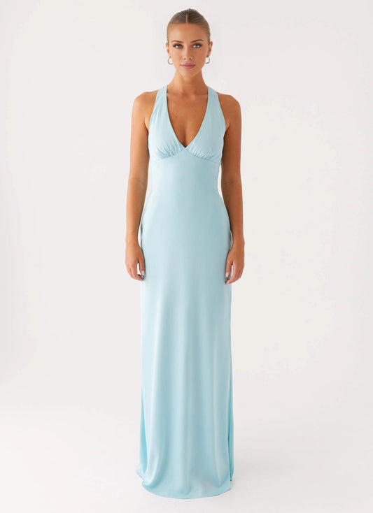 OKBBN's fashionable and elegant low V-neck pleated chest hem with graceful curves Homecoming Dresses