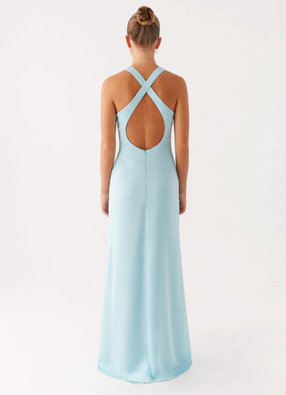 OKBBN's fashionable and elegant low V-neck pleated chest hem with graceful curves Homecoming Dresses