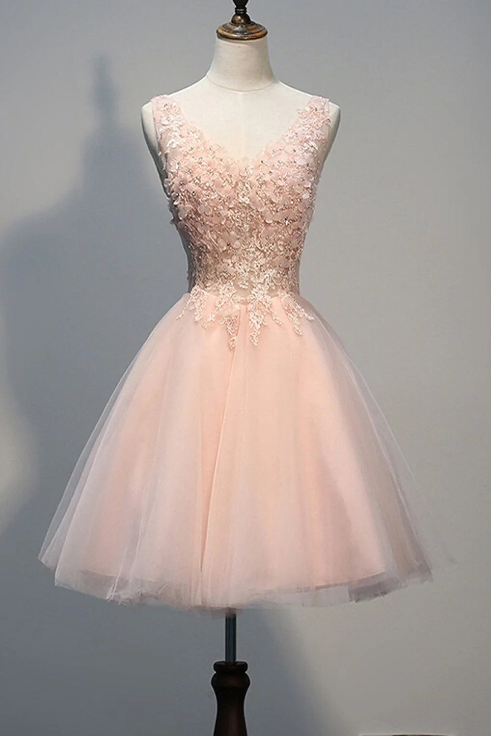 OKBBN's fashionable and exquisite decal short backless Homecoming Dresses