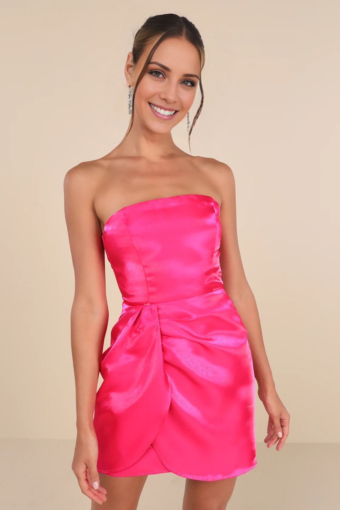 OKBBN's gorgeous organza straight tube off shoulder collar tight corset pleated Homecoming Dresses