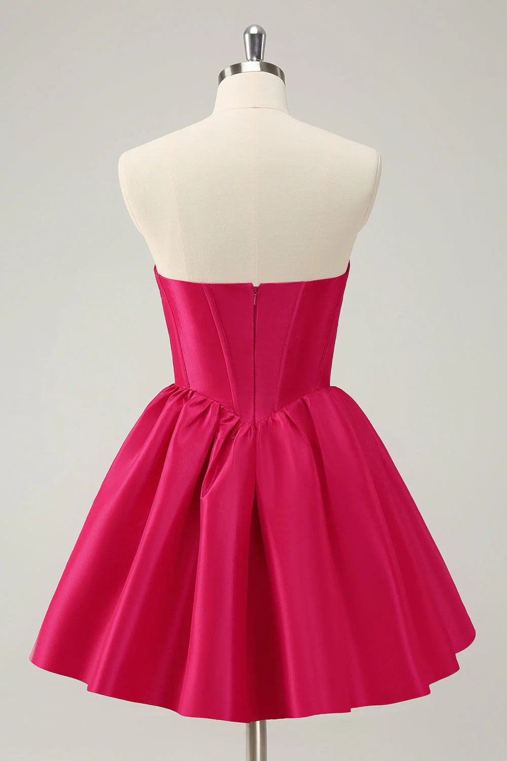 OKBBN's minimalist A-line off shoulder tight corset short Homecoming Dresses