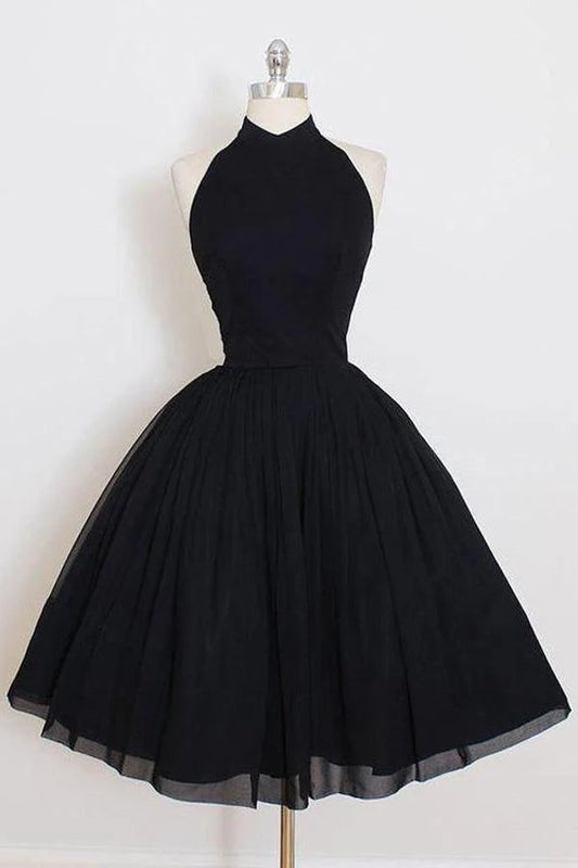 OKBBN's minimalist and elegant slim knit backless short Homecoming Dresses