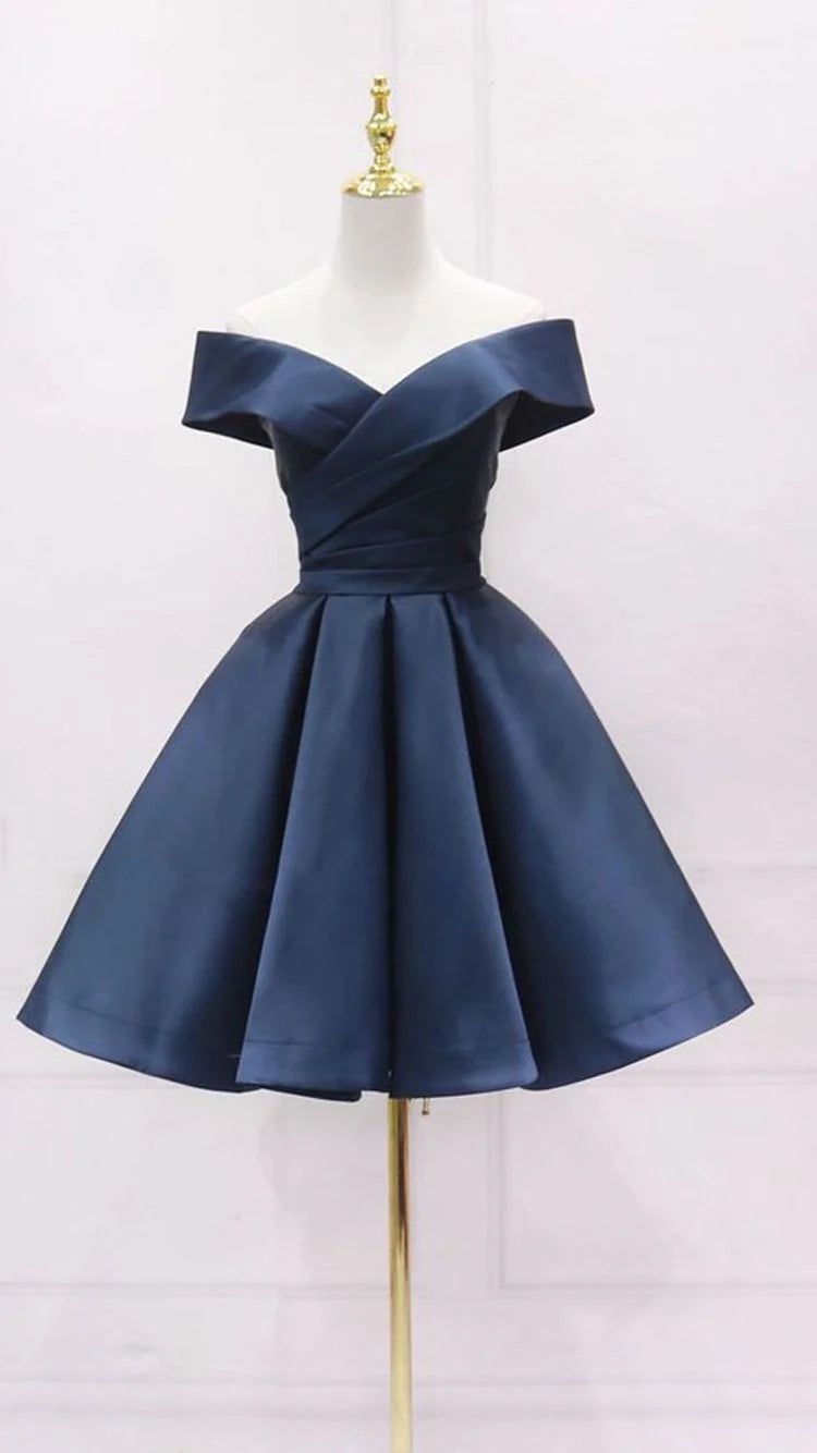 OKBBN's minimalist short ruffled mini sleeveless Homecoming Dresses