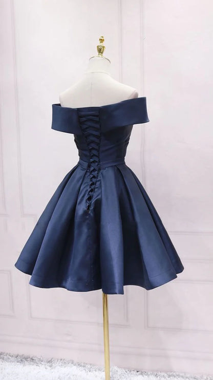 OKBBN's minimalist short ruffled mini sleeveless Homecoming Dresses