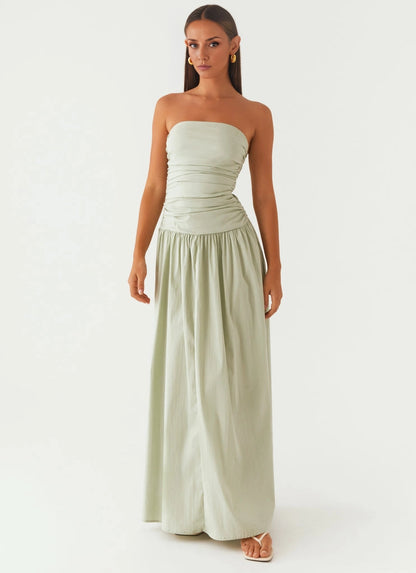 OKBBN's playful and charming pleated side flared skirt Prom Dresses