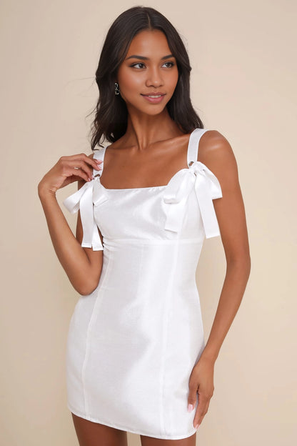 OKBBN's precious sparkling bow mini Homecoming Dresses