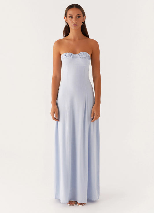 OKBBN's relaxed and elegant off shoulder highlights the curves of the shoulders, slim fit with ruffled edge tight corset Prom Dresses