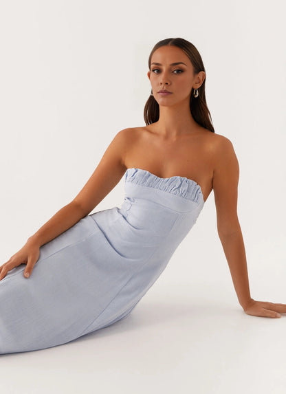 OKBBN's relaxed and elegant off shoulder highlights the curves of the shoulders, slim fit with ruffled edge tight corset Prom Dresses