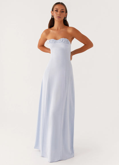 OKBBN's relaxed and elegant off shoulder highlights the curves of the shoulders, slim fit with ruffled edge tight corset Prom Dresses