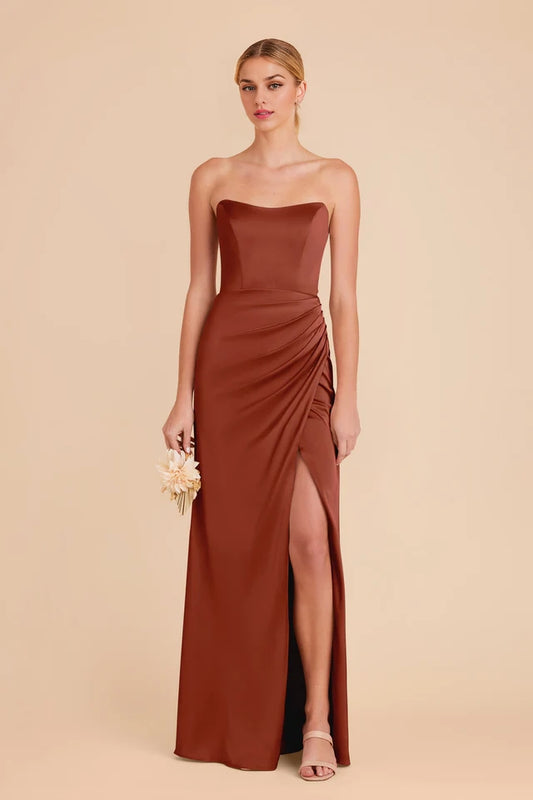 OKBBN's simple and stylish Prom Dresses are a visually pleasing detachable shoulder strap corset style