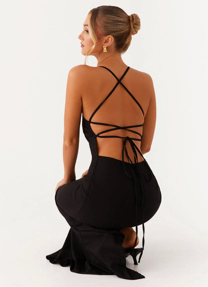 OKBBN's stunning Prom Dresses feature straight neckline, delicate and slender shoulder straps, and pleated side bras