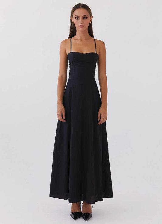 OKBBN's stunning heart-shaped neckline, ultra long skirt, slim fit A-line skirt, Prom Dresses