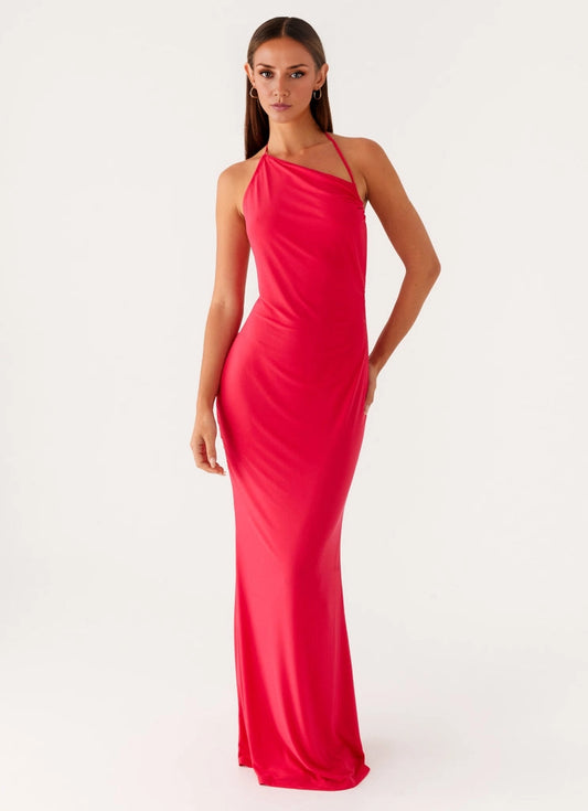 OKBBN's stunning square neckline with exposed back and smooth silhouette Prom Dresses