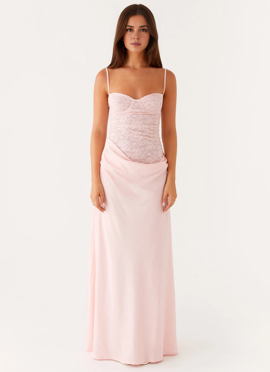 OKBBN's stunning structured pleated hem details add texture and dynamism to Prom Dresses