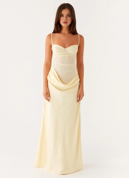 OKBBN's stunning structured pleated hem details add texture and dynamism to Prom Dresses