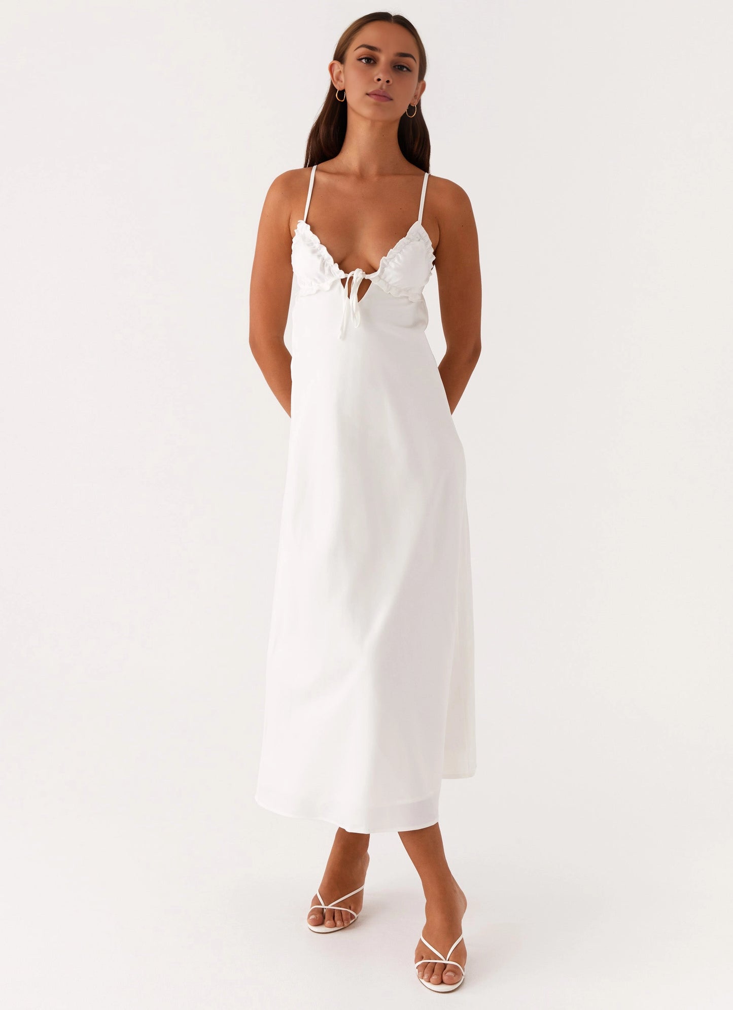 OKBBN's unique V-neck front tie perfectly highlights the graceful figure Prom Dresses