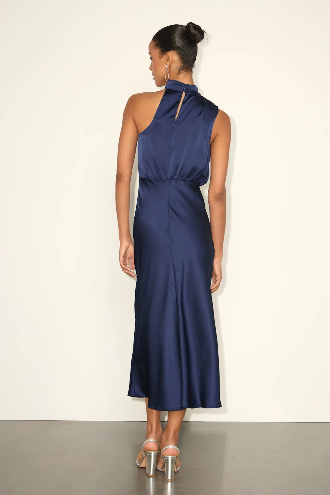 OKBBN's unique and charming satin asymmetric medium length Homecoming Dresses