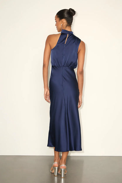 OKBBN's unique and charming satin asymmetric medium length Homecoming Dresses