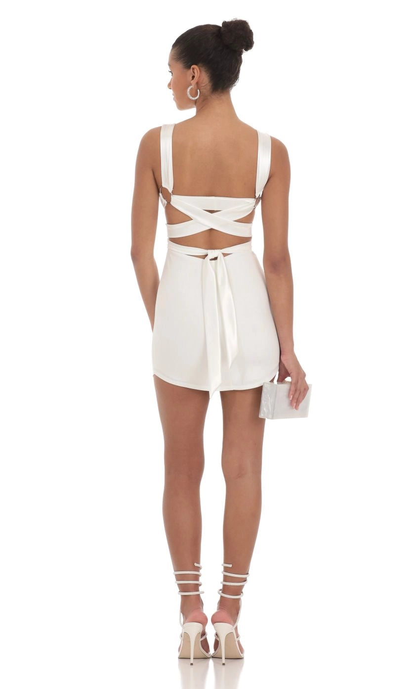 OKBBN's uniquely designed slim fit satin wrap Homecoming Dresses