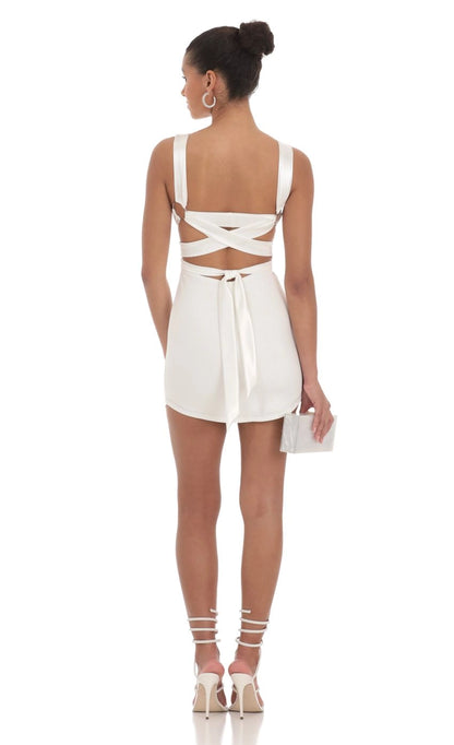 OKBBN's uniquely designed slim fit satin wrap Homecoming Dresses
