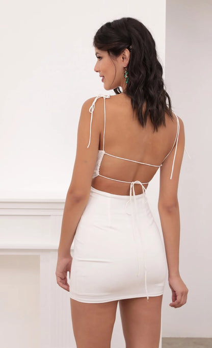 OKBBN's unique thin shoulder strap with hollowed out suede strap Homecoming Dresses