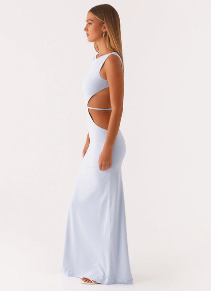 OKBBN's versatile and slim fit stretch plain knit round neck silhouette is simple and elegant Prom Dresses