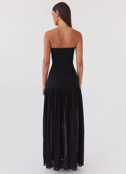 OKBBN's vibrant semi transparent skirt with off shoulder neckline Prom Dresses